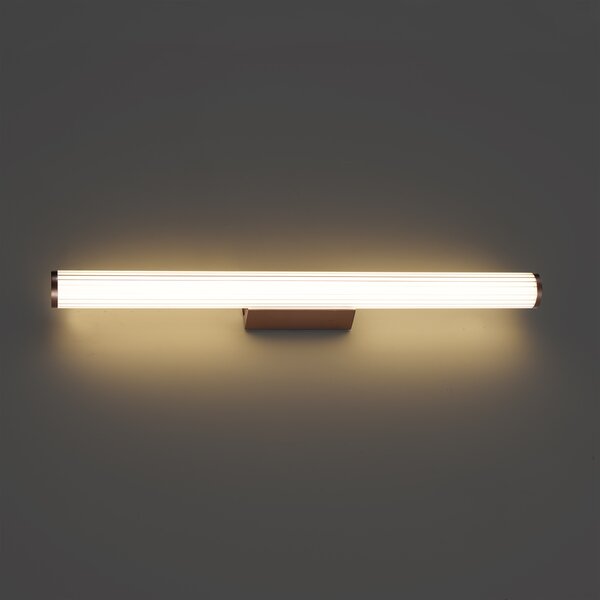 Retro stenska svetilka bronasta 80,4 cm vklj. LED IP44 - Coco