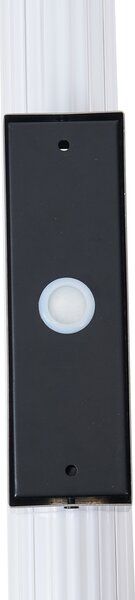 Retro stenska svetilka Gunmetal 80,4 cm vklj. LED IP44 - Coco