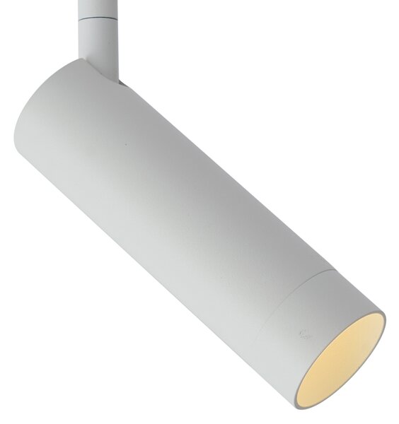 Sodobni beli reflektor za 1-fazni sistem tirnic GU10 35mm - Slimline Uzzy