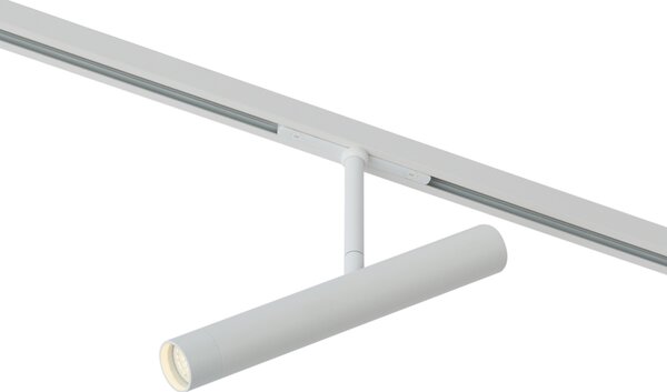 Sodobni beli reflektor za 1-fazni sistem tirnic - Slimline Avery