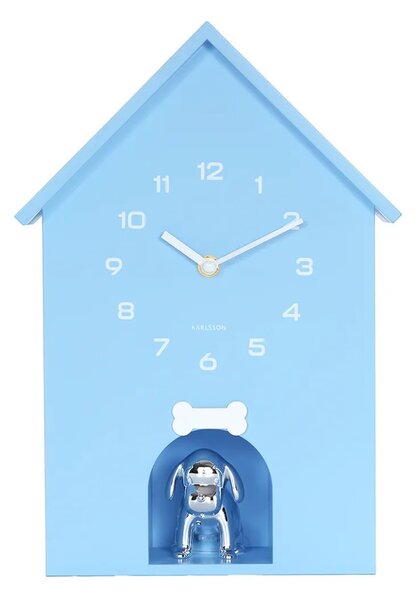 Karlsson Stenska ura z zvokom Karlsson Dog House 36,5 x 26,5 cm