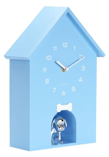 Karlsson Stenska ura z zvokom Karlsson Dog House 36,5 x 26,5 cm