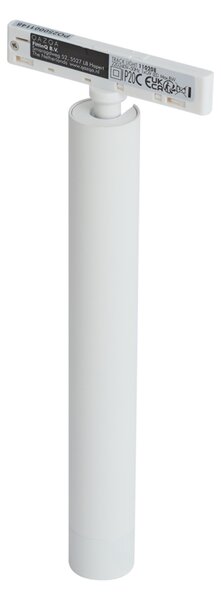 Sodobni beli reflektor za 1-fazni sistem tirnic - Slimline Avery