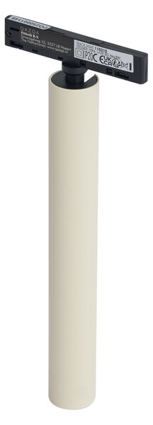 Sodobni reflektor bež barve s črno za 1-fazni sistem tirnic - Slimline Avery