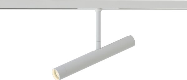 Sodobni beli reflektor za 1-fazni sistem tirnic - Slimline Avery