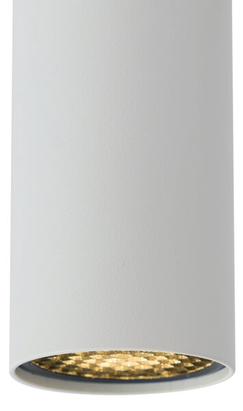 Sodobni reflektor bel za 1-fazni sistem tirnic GU10 35mm - Slimline Nubee Honey