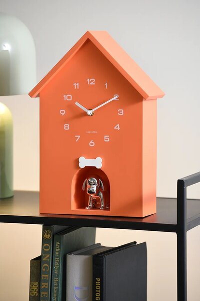 Karlsson Stenska ura z zvokom Karlsson Dog House 36,5 x 26,5 cm
