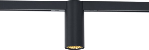 Sodobni reflektor črn za sistem tirnic 1-fazni GU10 35mm - Slimline Nubee Honey