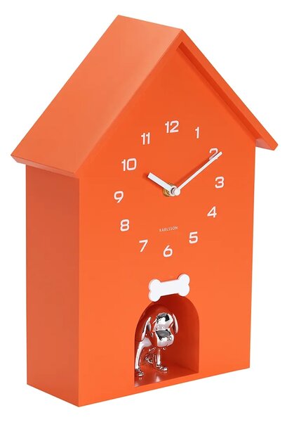Karlsson Stenska ura z zvokom Karlsson Dog House 36,5 x 26,5 cm