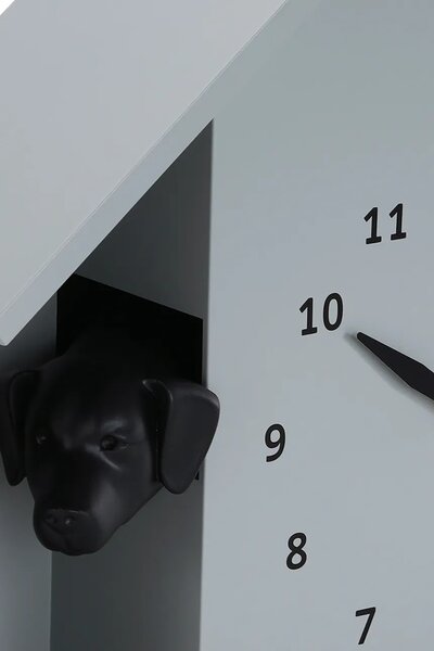 Karlsson Stenska ura z zvokom Karlsson Peeking Doggy 29 x 26 cm