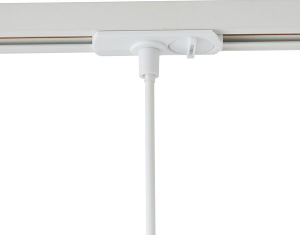 Moderna viseča svetilka bež z belo za enofazni sistem tirnic GU10 70mm - Iconic Holt