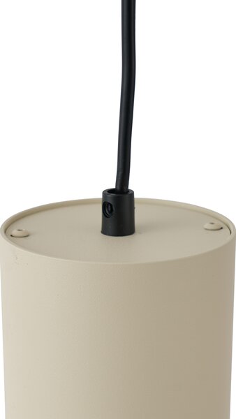 Sodobna viseča svetilka bež barve s črno za enofazni sistem tirnic GU10 70 mm - Iconic Holt