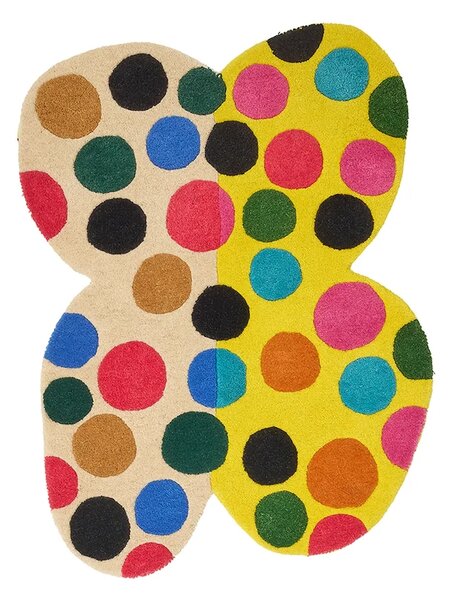 Doing Goods Volnena preproga Doing Goods Marley Multi Butterfly 105 x 80 cm