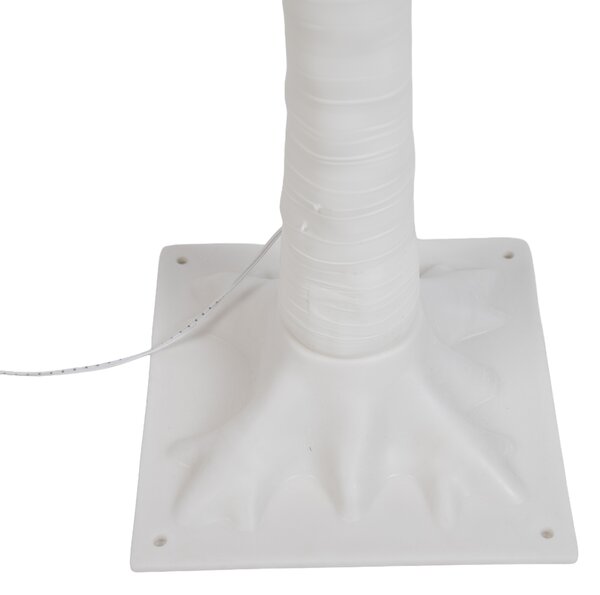 Božična stoječa svetilka bela drevo 180 cm vklj. LED s časovnikom IP44 - Ki
