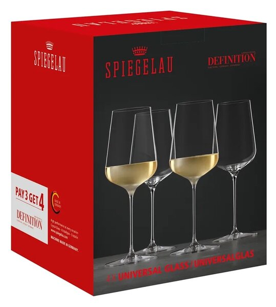 Spiegelau Komplet kozarcev za vino Spiegelau Definition Universal 550 ml 4-pack