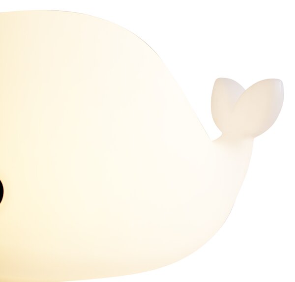 Namizna svetilka bela 50 cm vklj. LED zatemnilna IP54 polnilna - Baby Whale