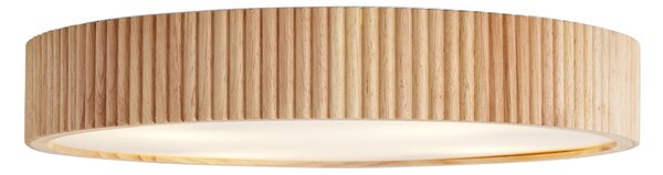 Japandi stropna svetilka lesena 50 cm 4-luči - Lyra