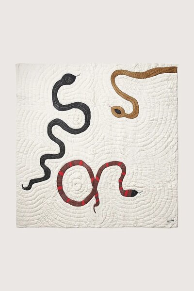 Bongusta Bombažno posteljno pregrinjalo Bongusta Snake 260 x 265 cm