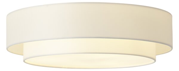 Moderna stropna svetilka bela 50cm 3-luči - Drum Duo