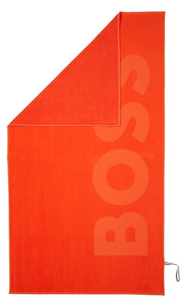 BOSS Bombažna brisača za plažo BOSS ZUMA Spice 100 x 180 cm