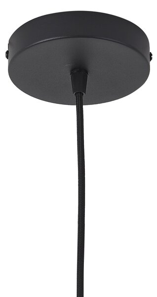 Moderna viseča svetilka črna 50 cm 3-luči - Drum Duo
