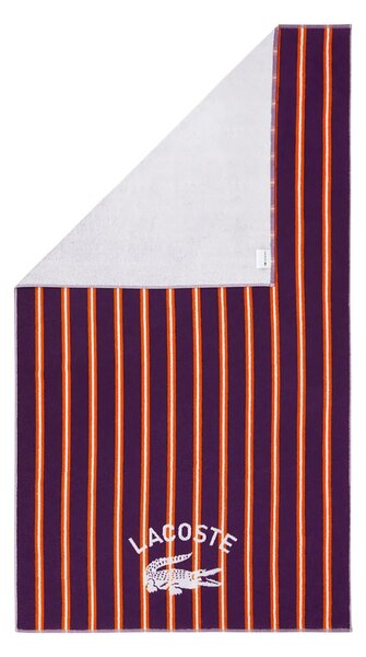 Lacoste Bombažna brisača za plažo Lacoste LSUNSTRI Cosaque 90 x 160 cm