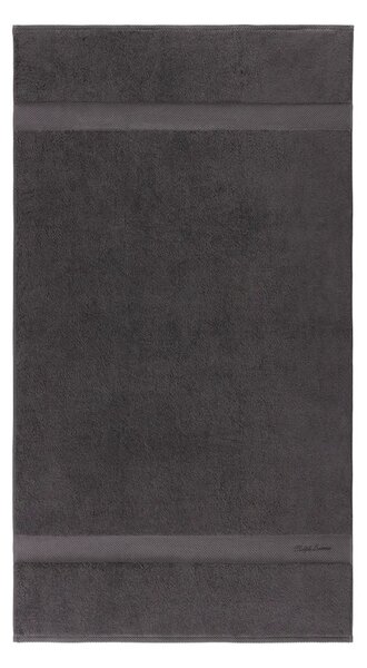 Ralph Lauren Srednje velika bombažna brisača Ralph Lauren DULANEY Graphite 75 x 137 cm