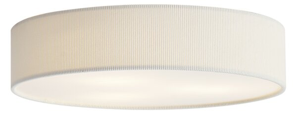 Moderna stropna svetilka bela z žametnim senčilom 46cm 3-luči - Luz