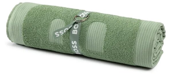 BOSS Bombažna brisača za plažo BOSS JOA Palm 140 x 180 cm
