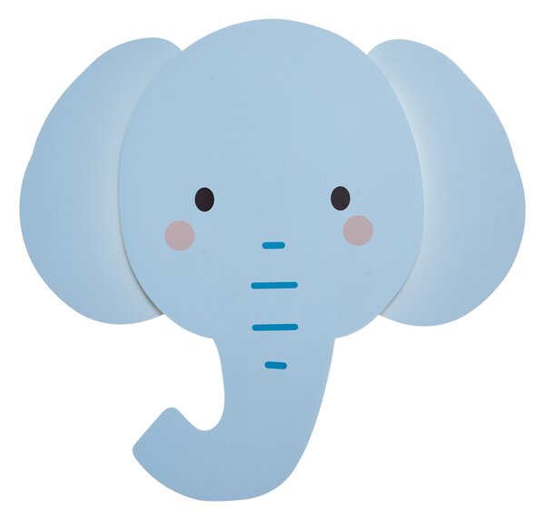 Otroška stenska svetilka modra vklj. LED 3-stopenjsko zatemnjevanje - Ellie the Elephant