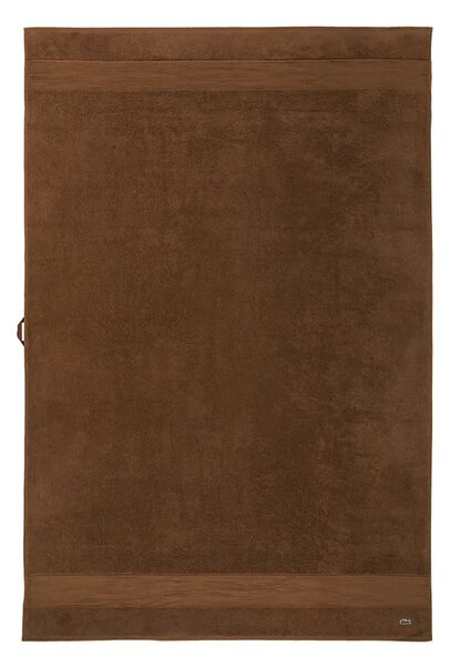 Lacoste Majhna bombažna brisača Lacoste LLECROCO Pecan 100 x 150 cm