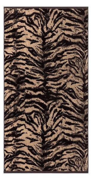 Kenzo Velika bombažna brisača Kenzo KFAUVE Naturel 90 x 150 cm