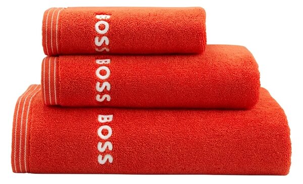 BOSS Srednje velika bombažna brisača BOSS EDGE Spice 70 x 140 cm