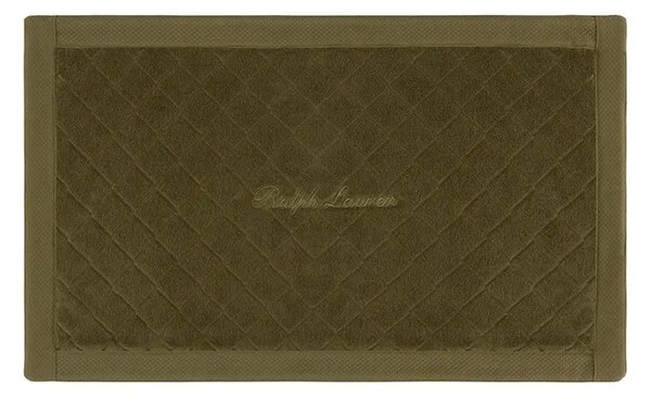 Ralph Lauren Bombažna kopalniška preproga Ralph Lauren DULANEY Olive 50 x 80 cm