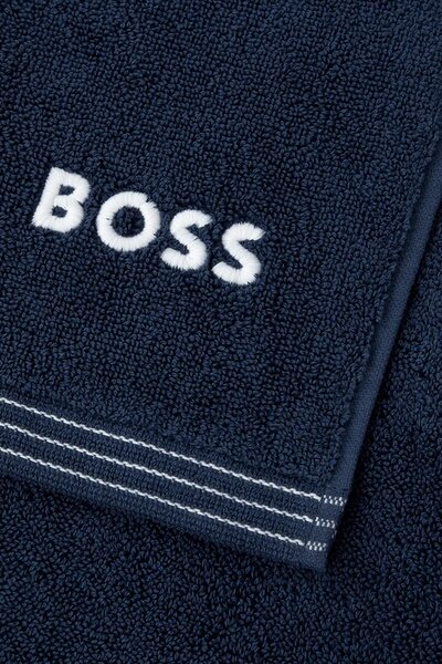 BOSS Srednje velika bombažna brisača BOSS EDGE Galaxy 70 x 140 cm
