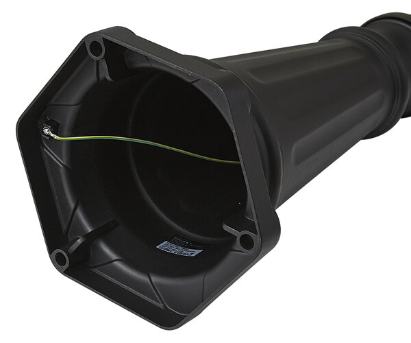Klasična zunanja svetilka črna 220cm IP44 - Big