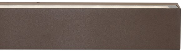Industrijska zunanja stenska svetilka rjave barve 55 cm vklj. LED IP65 - Hannah