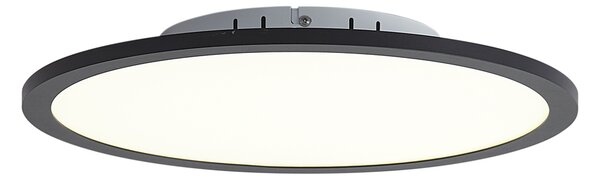 Pametna LED plošča črna 40 cm vklj. LED zatemnitev do tople z daljinskim upravljalnikom - Knob
