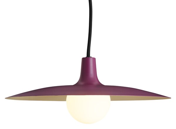 Retro viseča svetilka vijolična za sistem tirnic 1-fazna - Slimline Panzi