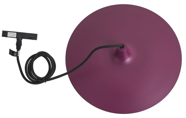 Retro viseča svetilka vijolična za sistem tirnic 1-fazna - Slimline Panzi