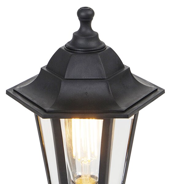 Klasična zunanja talna svetilka črna 42,2 cm IP44 - New Haven
