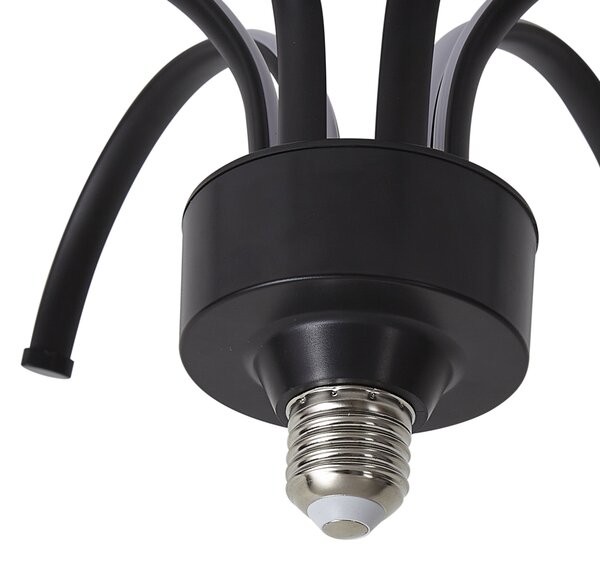 E27 LED dekorativna žarnica črna 6W 450 lm 3000K