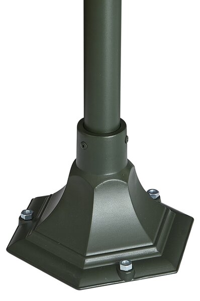 Klasična zunanja svetilka temno zelena 135 cm IP44 - Berta