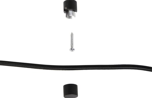 Pendant Lamp Black with Plug and Leaf Shade with Gold Interior 35cm - Cavalux