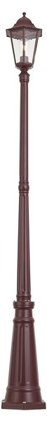 Klasična zunanja svetilka temno rdeča 213 cm IP44 - Havana