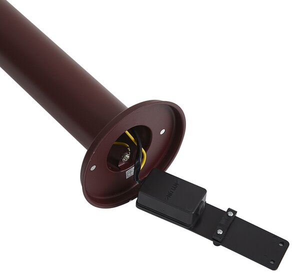 Sodobna zunanja svetilka temno rdeča 50 cm IP44 - Gleam