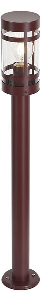 Moderna zunanja svetilka temno rdeča 80 cm IP44 - Gleam