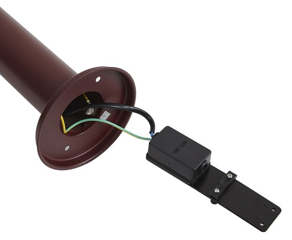 Moderna zunanja svetilka temno rdeča 80 cm IP44 - Gleam