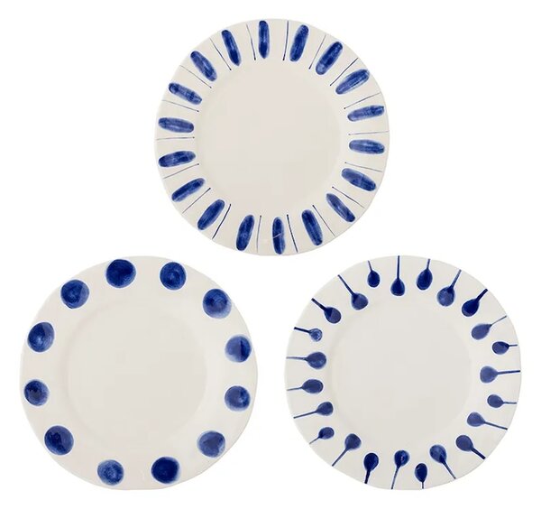 Bloomingville Komplet plitvih krožnikov Bloomingville Linora 28 cm 3-pack