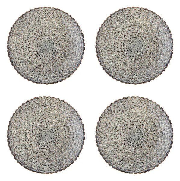 Bloomingville Komplet plitvih krožnikov Bloomingville Katrina 26,5 cm 4-pack